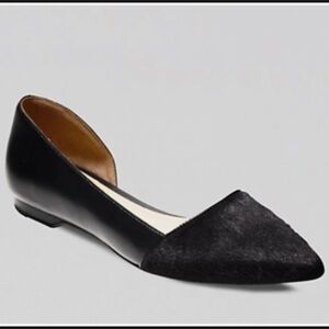 Cole Haan Black Suede and leather Flats